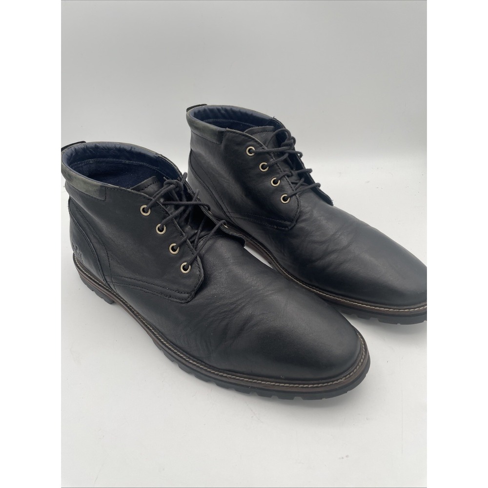 Cole Haan Grand 360 Mens Shoes Size 12‎ M Black Leather Chuka Ankle Boots